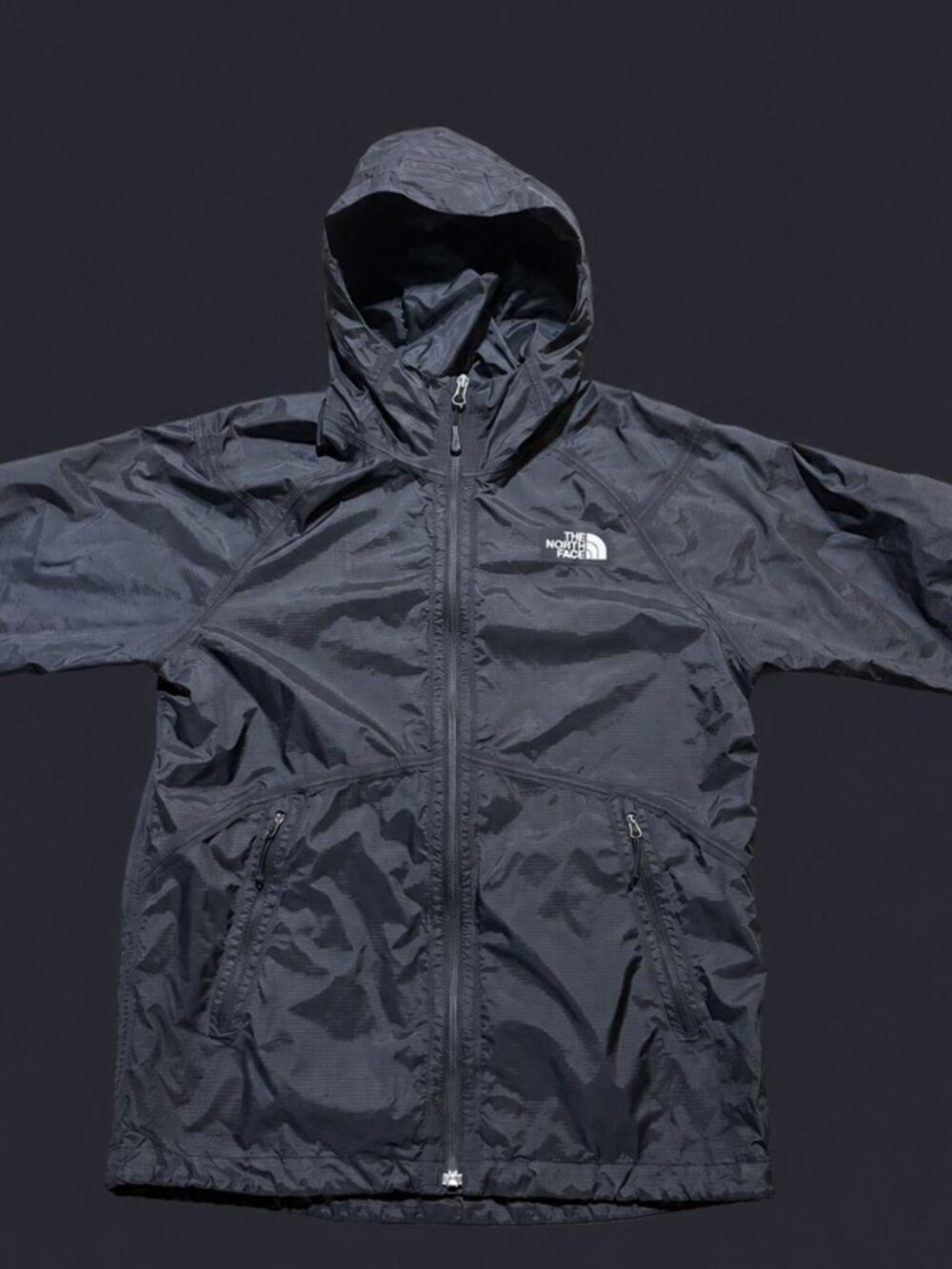 The North Face DryVent Mens Small Black Hooded Full Zip Jacket